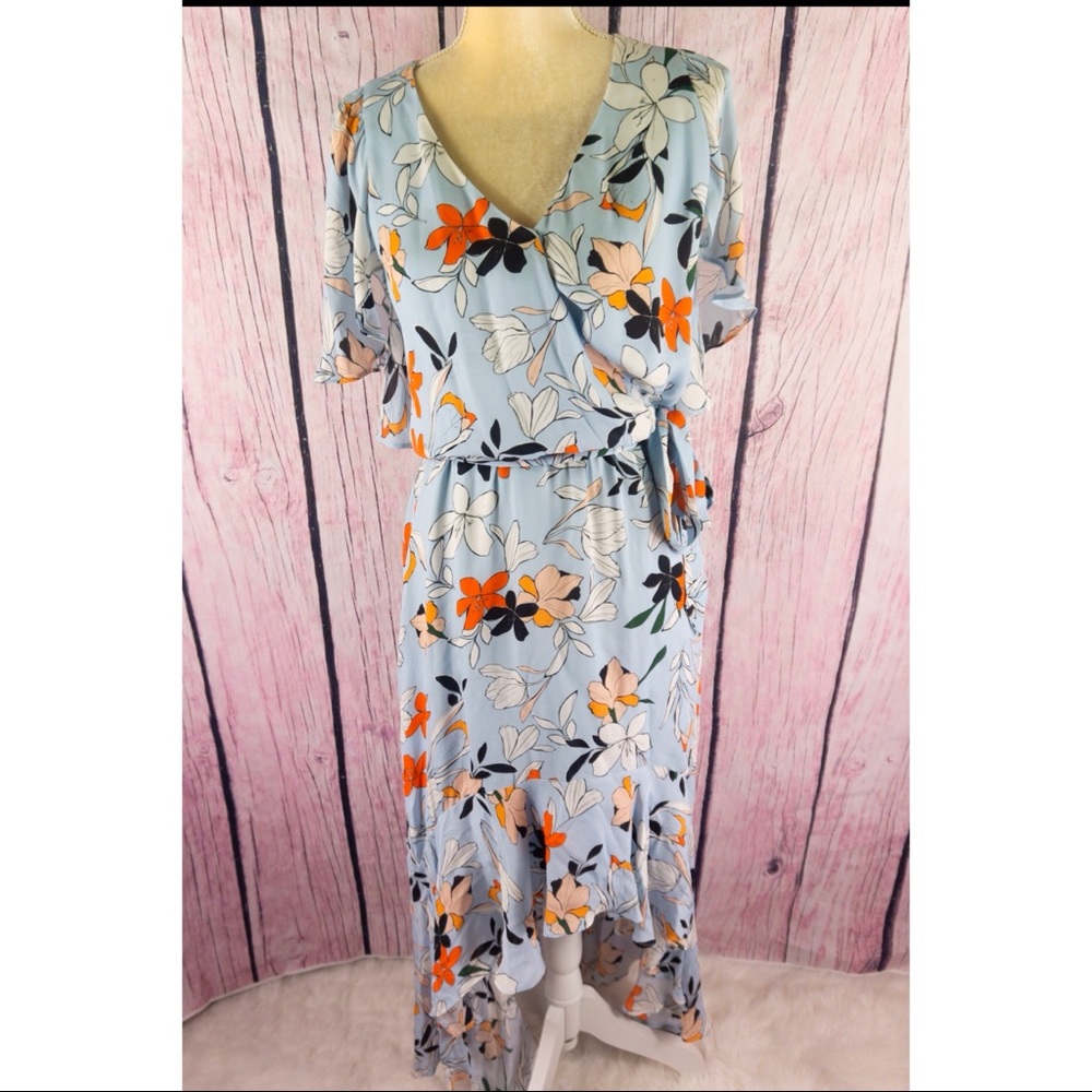 Parker, Demi Dress in Clear Moondance High Low - Picture 4 of 10